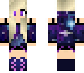 galaxy girl for my new skin