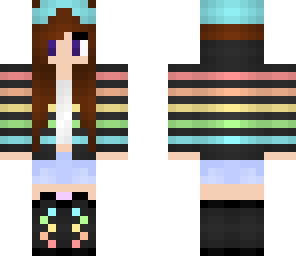 tomboy with rainbow hoodie