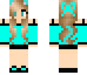 aqua neko girl