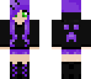 edited creeper girl