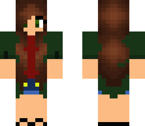 green summery girl