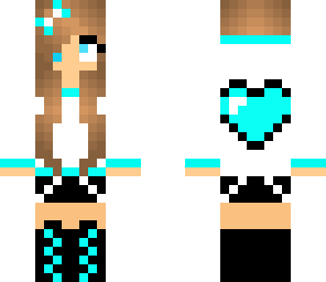 blue heart girl