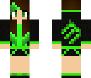 highlighted green monster girl