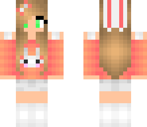 lime eyed bunny shirt girl