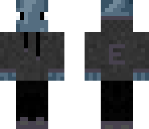 grey hoodie squid