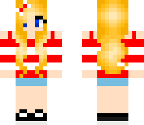red girl with bow 2