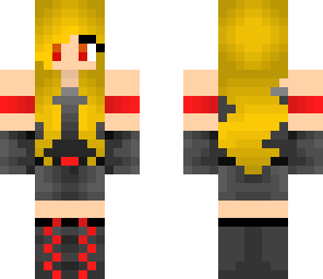 black and red girl