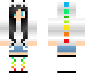 rainbow dino girl