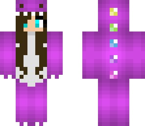 purple dino girl
