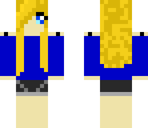 blue girl