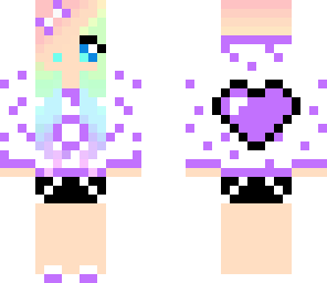 pretty purple girl