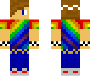 cool rainbow kid