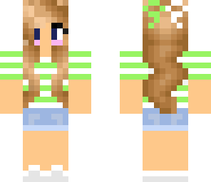 green and whit