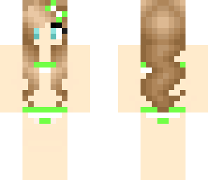 green bikini