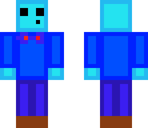 blue bowtie slime 2