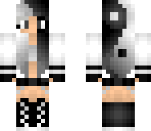 updated black and white girl