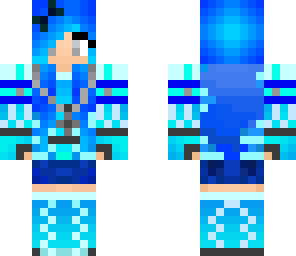 ice-blue-silver girl