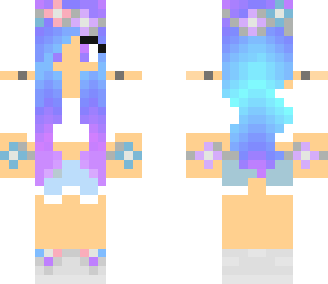 galaxy flower crown girl with bracelet tan