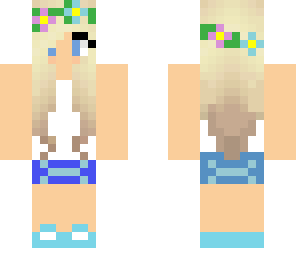 girl with flower crown