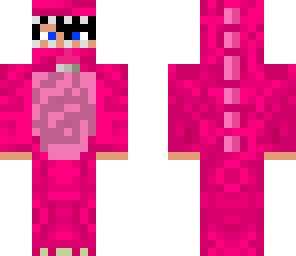 pink dino guy