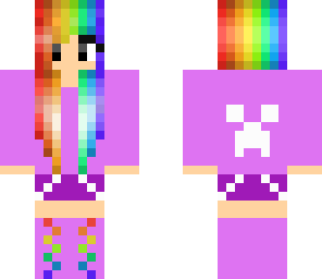 purple creeper girl
