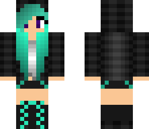 blue creeper girl edit