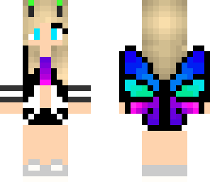 butter fly girl