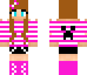 striped creeper girl