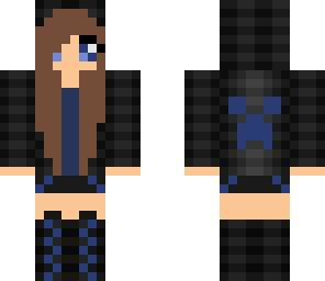 dark blue creeper girl