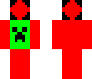 creeper face red