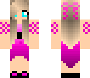 pink prom girl