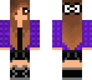 cute purple girl