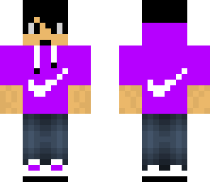 purple and white nike