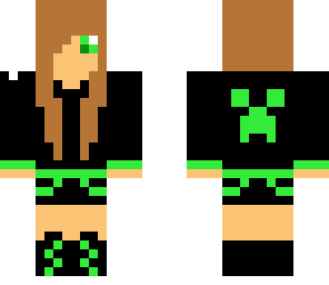 creeper hoodie girl