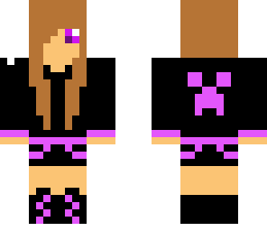 magenta creeper girl