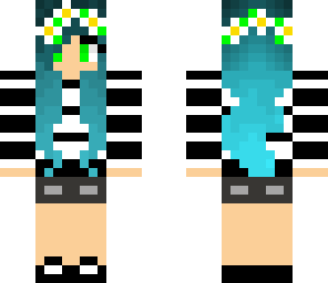 blue hair