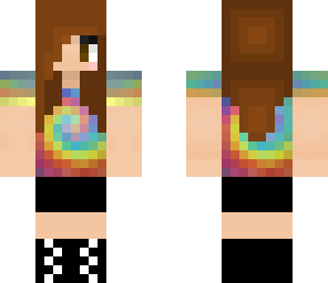 tie dye shirt girl