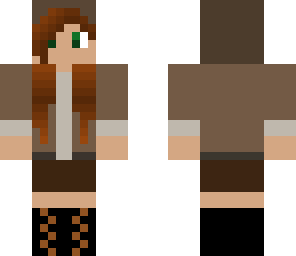 brown hoddied girl
