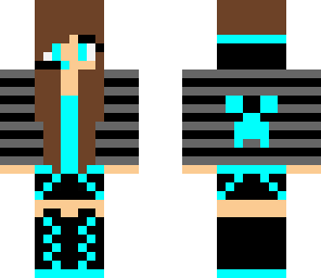 blue crepper girl