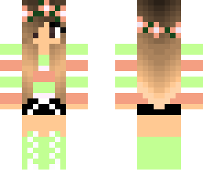 stripy sweater girl