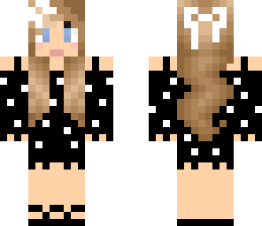 black with white
