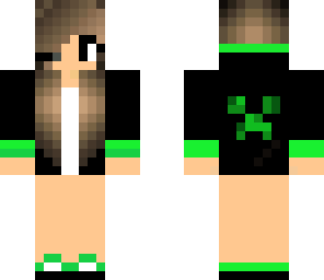 green creeper gamer girl