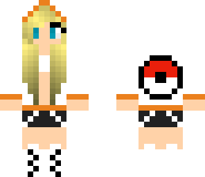 poemon ladie girl skin