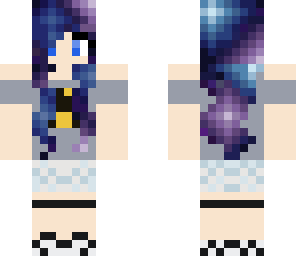 attempted batman shirt girl with galaxy hair