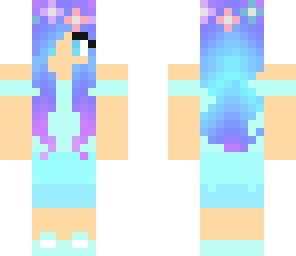 girl of blue