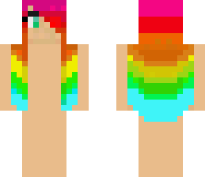 rainbow hair base