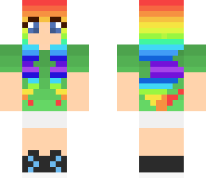 rainbow haired elf