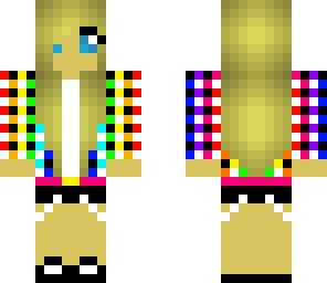 rainbow girl