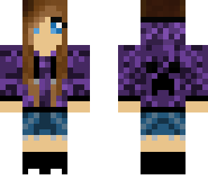 creeper hoodie girl