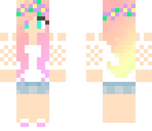 pretty rainbow girl